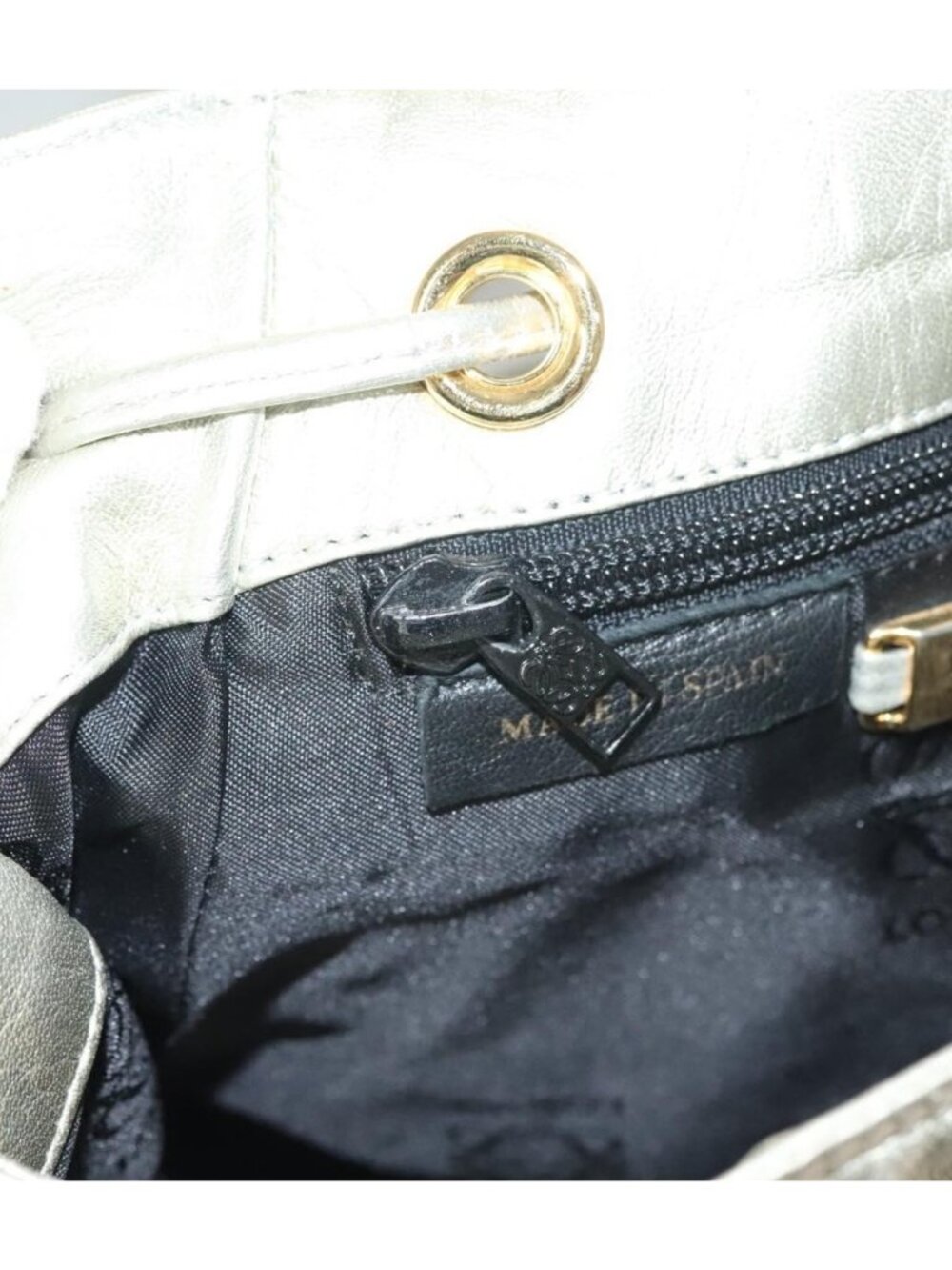 LOEWE Backpack Leather Gold - Picture 16 of 16